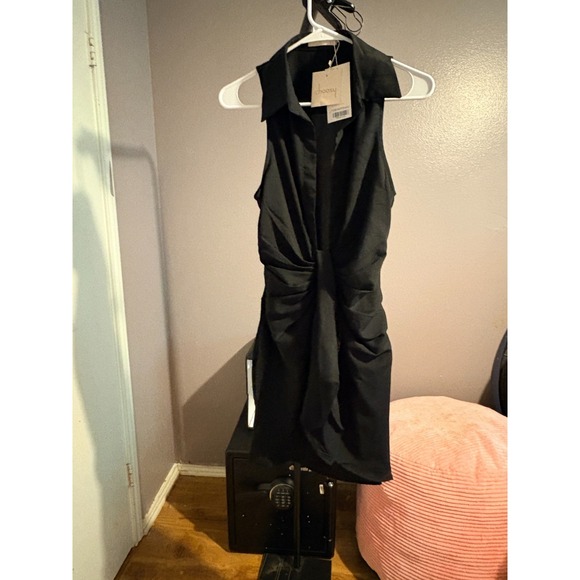 Choosy Dresses & Skirts - Choosy Short Black Dress - Low Cut Chest, Sleevless, SZ 2 - NWT